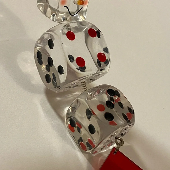 Department 56 Dice Christmas Ornaments  set of 2 - Picture 8 of 13